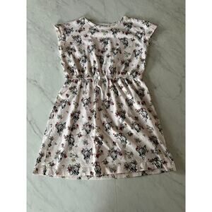 Gap Disney Bambi Cap Sleeve Peach Dress sz Large girls 10-12